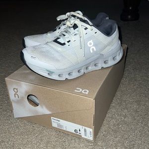 On Running Cloudgo White Athletic Shoes